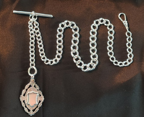 Antique sterling silver albert - antique,