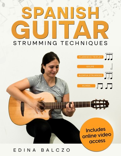 Spanish guitar strumming - spanish,