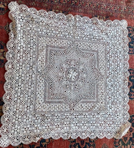 Antique maltese bobbin silk - bobbin,