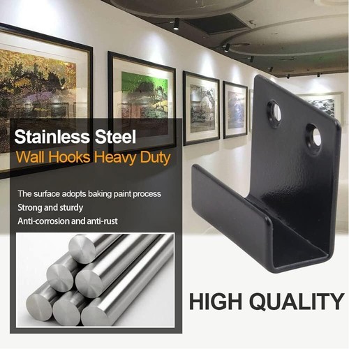 Stainless steel flat hooks - flat,