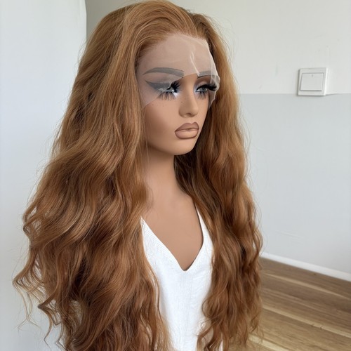 Ginger brown 13x4 frontal - brown,