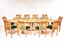 10 Seat Bourton Teak Garden