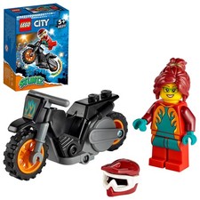 60311 LEGO CITY Fire Stunt Bike Set includes 11 Pieces Age 5 Years+