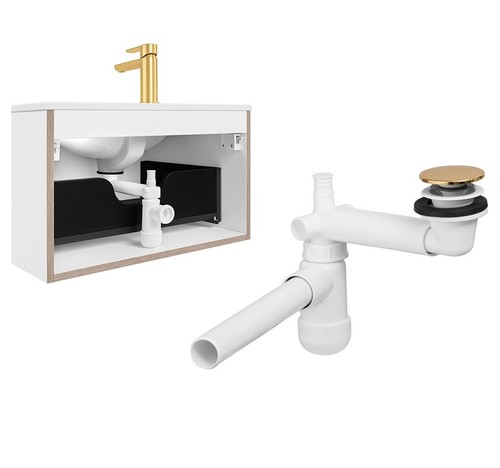 Sink waste trap kit bathroom - sink,