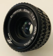Nikon EL Nikkor 80mm f5.6 Enlarging Lens 6cm x 7cm Darkroom Boxed Nr Mint!