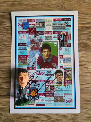 Slaven bilic signed west ham - signed,