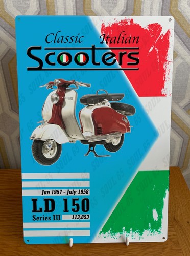 Scooter metal sign northern - scooter,