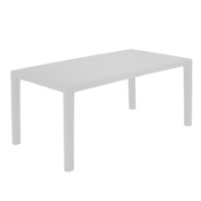 Rectangle Garden Plastic Patio Dining Bench Whether Proof Table Indoor Outdoors