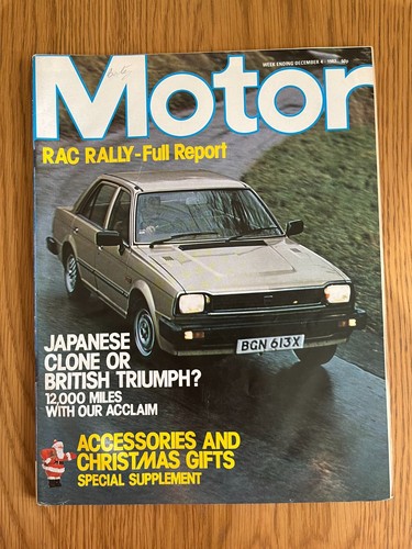 Motor magazine triumph - motor,