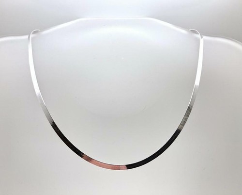 Herringbone necklace sterling - herringbone,