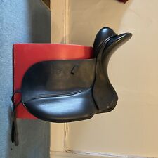 17” XW Spalding Brittanica Eclipse Dressage Saddle - Black
