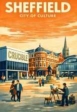 Travel Poster  Sheffield City