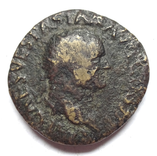 Vespasian dupondius roman - vespasian,