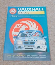 Autosport Vauxhall Sport 1994 BTCC Cavalier Rally Astra Corsa Brochure Cleland