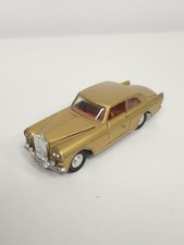 vintage Dinky Rolls Royce Silver Cloud III, No 127, Die Cast, Gold 1964 - good