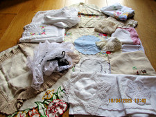 Job Lot 20 Vintage Embroidered