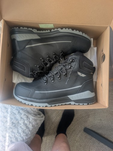 Trojan gore tex - black, lace-up