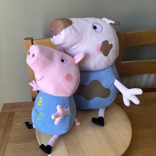 Peppa pig large soft - peppa, muddy