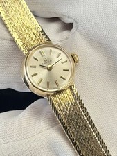 9ct gold omega vintage - gold,