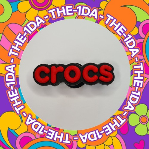Super cute red crocs badge - red,