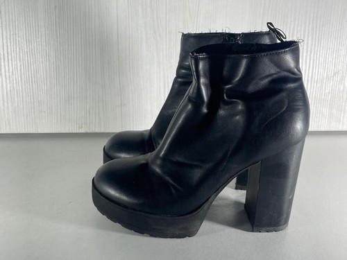 Divided ladies black faux - divided,