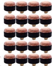 Pack of 1-10  Screw In Cue Tips Snooker Pool Billards Tips 10mm 11mm 12mm