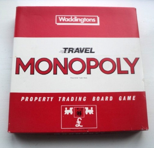 Waddingtons travel monopoly - waddingtons,
