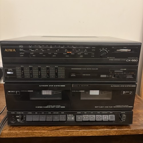 Vintage aiwa 550 stereo - vintage, cx-550