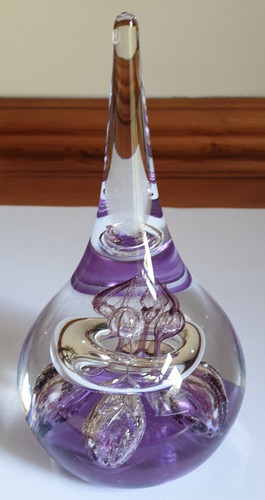 Vintage teardrop shape - teardrop, clear