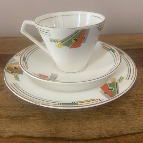 Vintage art deco johnson - art,