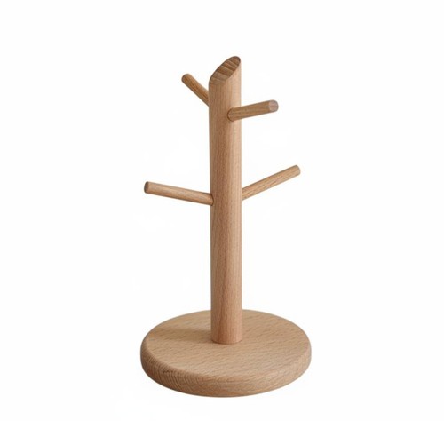 Kitchen cup rack solid wood - cup,