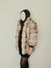 SAGA BLUE FOX FUR COAT JACKET