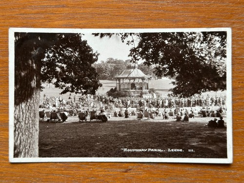 1936 rppc roundhay park leeds - 1936,