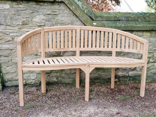 Teak bean bench outdoor - bench,