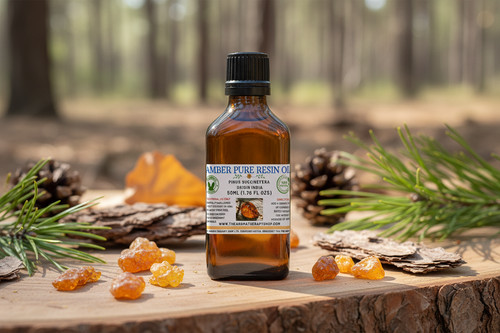 Amber resin oil woody - resin, smoky