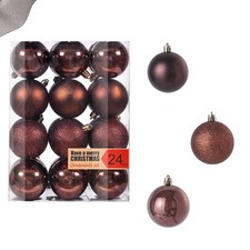 24PCS 10 Colors Christmas Ball