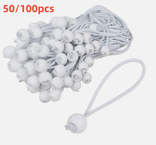 Bungee ball elastic - ball, white