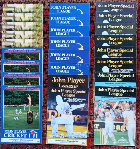 1976 1986 glamorgan cricket - -,