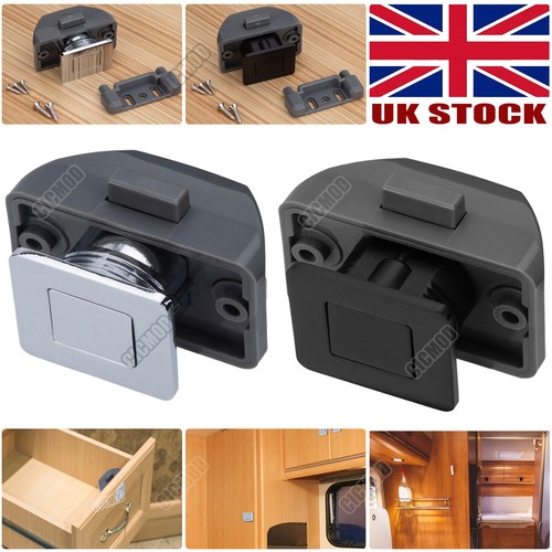 Square push button - button, lock