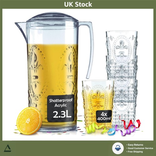 Elegant acrylic drinks pitcher - elegant,