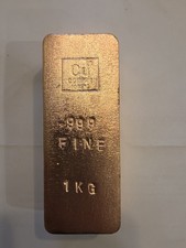 1 kg CU29 Copper Cast Bar 999
