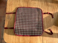 A classic car  Red check