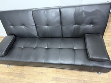 Black Faux Leather Convertible