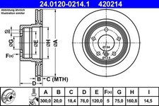 Brake Disc BMW 1 (E82) 120 i