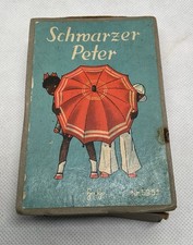 Very Rare Antique Schwarzer Peter Nr. 5951 Vintage Pairs Card Game Set of 32 