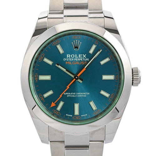 Rolex milgauss 116400gv blue - milgauss,