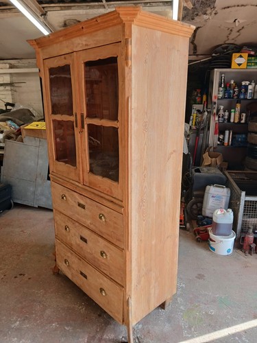 Antique victorian pine glazed - pine,