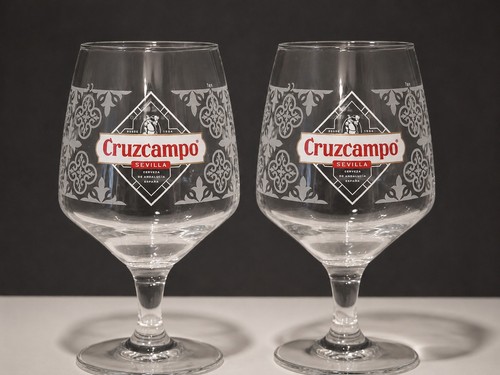 Cruzcampo pint chalice - 1,
