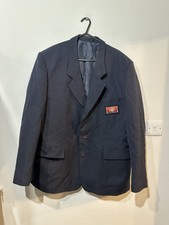 vintage british rail uniform navy jacket Blazer rare train collectible