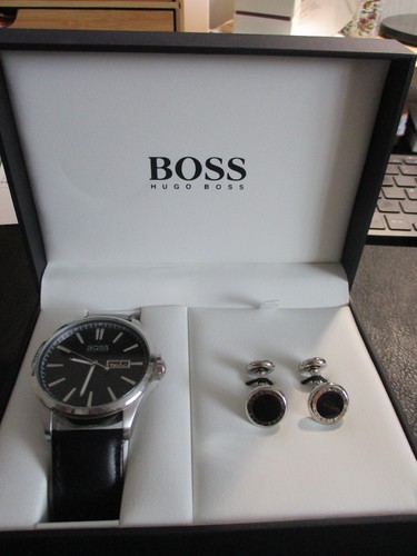 Hugo boss watch and - and, cufflinks